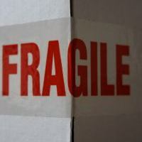 Fragile Shipping Box Courier