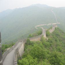 Great Wall of China mist