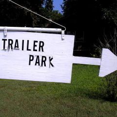Trailer park sign