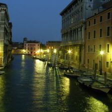 Venice night canal