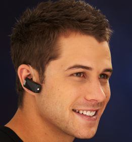 Guy with bluetooth