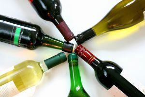 Wine Bottles Circled