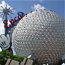 Disney World Epcot Center Globe