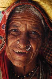 Smiling Old Woman
