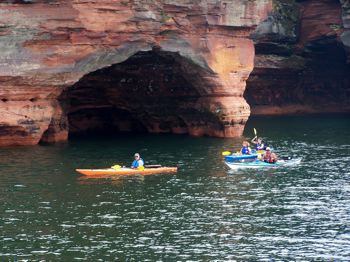 Kayaking Mainland Sea Caves