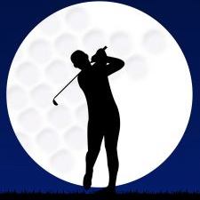 Golfers moon