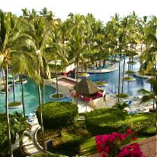 tropical resort