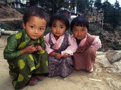 Tibetan refugee kids