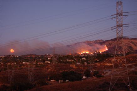 Granada Hills fire