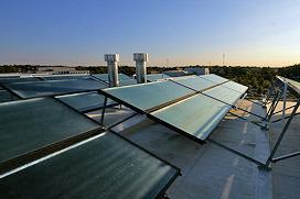 Proximity Hotel’s Rooftop solar panels