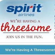Spirit Airlines Threesome Sale