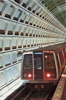 Washington DC Metro train