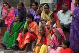 Indian women wearing saris