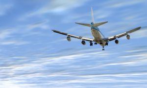 Airplane blue sky - Grey skies for passengers