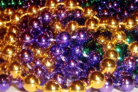 Mardi Gras beads