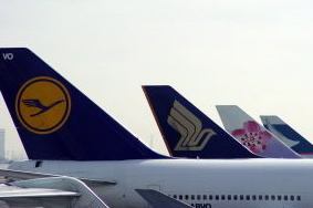 Plane Tails at Gate
