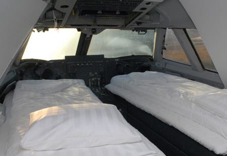 Jumbo Hostel Cockpit Beds