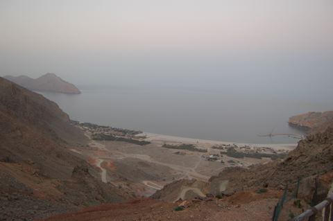Oman shore overlook