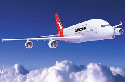 Qantas promo pic plane