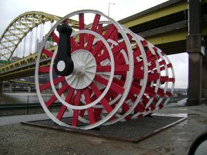Riverboat wheel