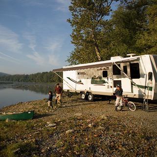 RV by the Lake