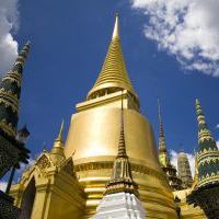 Bangkok temple spires