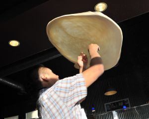 Tossing Pizza Dough