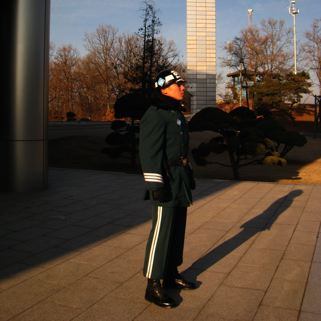 DMZ Soldier at attention
