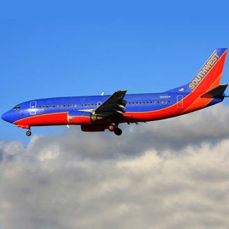 Southwest Airlines Plane - Grounded Planes Due To Safety Inspections