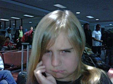 Cranky at the airport