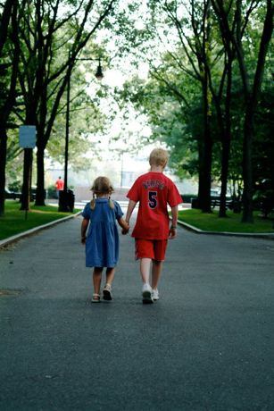 Kids Walking Together - Family Travel Tips