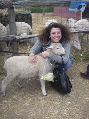 Lamb Hug Forsythe Farms