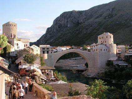 Old Bridge Area of Mostar, Bosnia