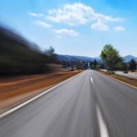 Road blur - driving & car rental