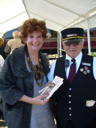 Suzy and the Wine Train’s Conductor