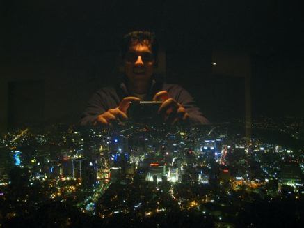 Reflection on Seoul - photo by Karl I. Muller