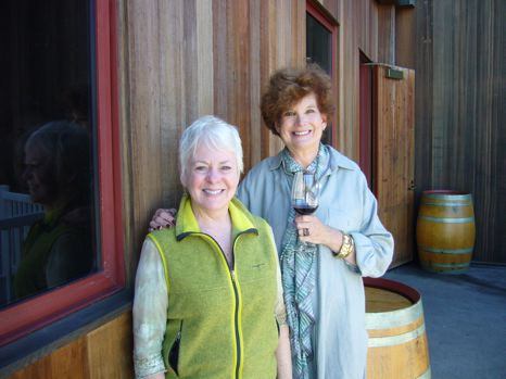 Suzy with a Cakebread vintner
