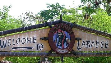 Welcome to Labadee sign