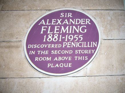 Alexander Fleming discovered penicillin in Paddington