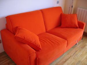 Orange couch