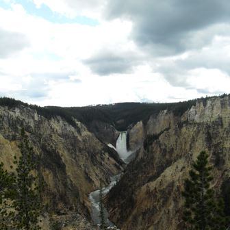 Waterfall near Cody, Wyoming, the town Buffalo Bill built