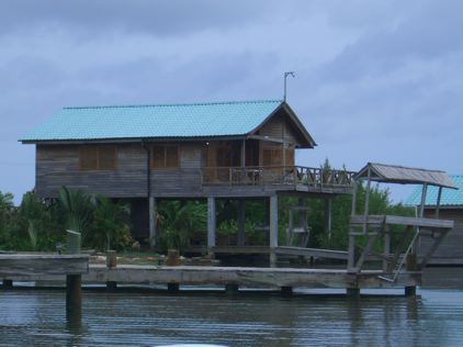 Belize Boat house