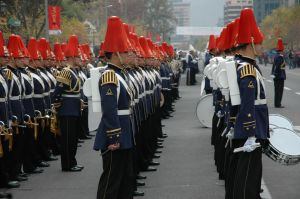 Chilean Soldiers in a Military Parade