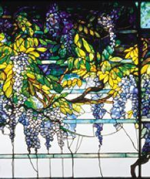 Wisteria Vines in Tiffany Glass at Charles Hosmer Morse Museum