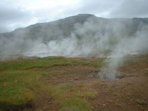 Geothermal Vents, another consequence of geological activity in Iceland