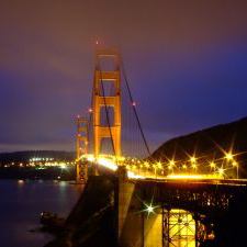 San Francisco’s Golden Gate Bridge at Night