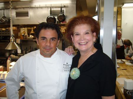 Suzy with Chef Josiah Citrin of Melisse, Los Angeles