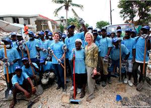 UN Foundation CEO Kathy Calvin in Haiti