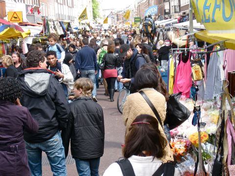 Crowded Amsterdam Market