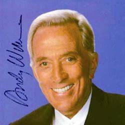Andy Williams signed photo - Singer & entertainer
